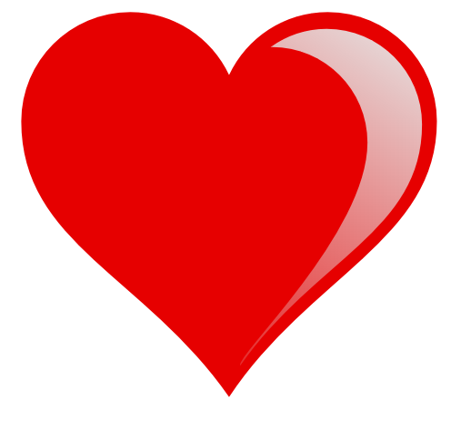 clip art of hearts. love andlove hearts around